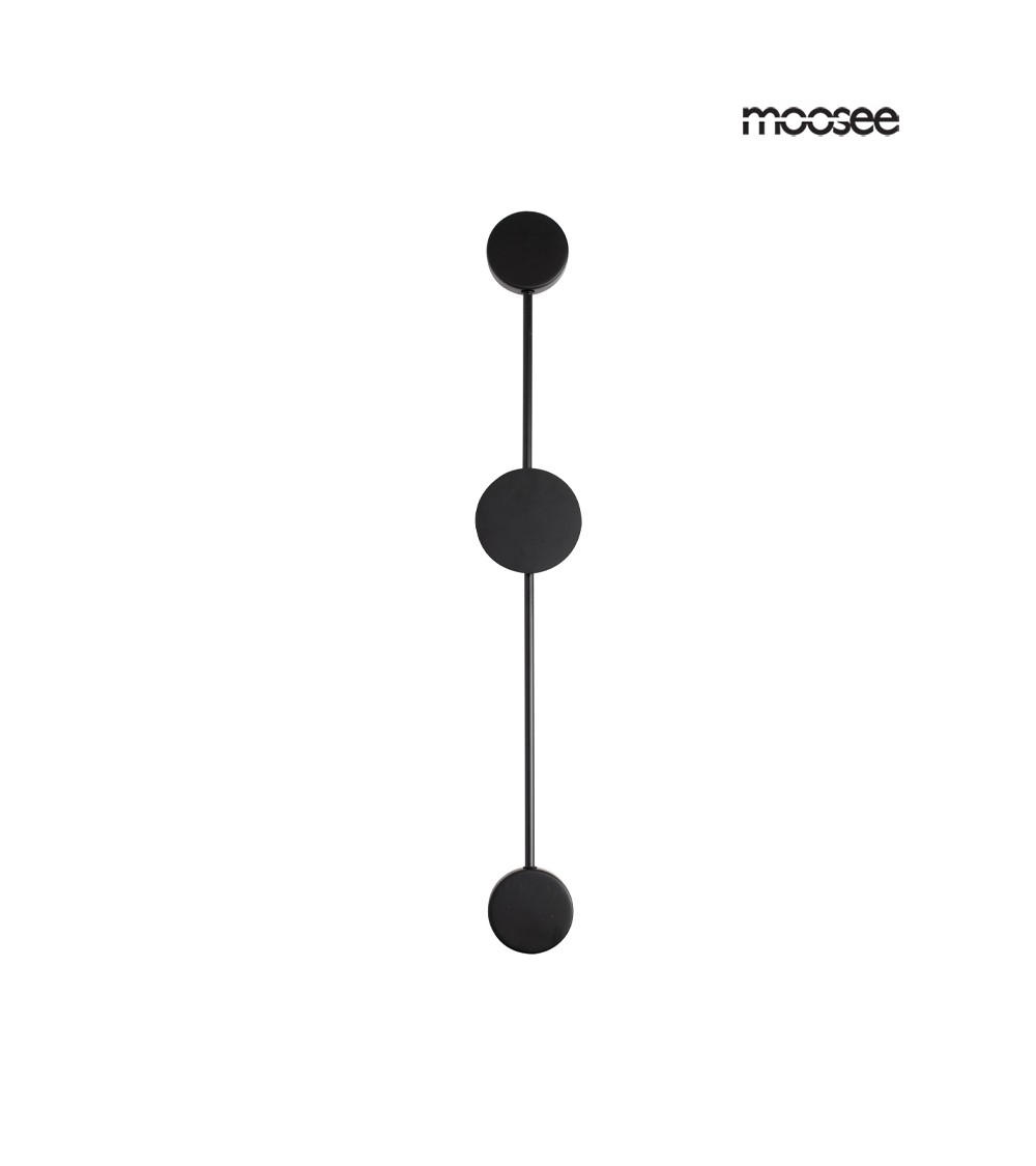 MOOSEE lampa ścienna SHADOW 2 CLOSE czarna