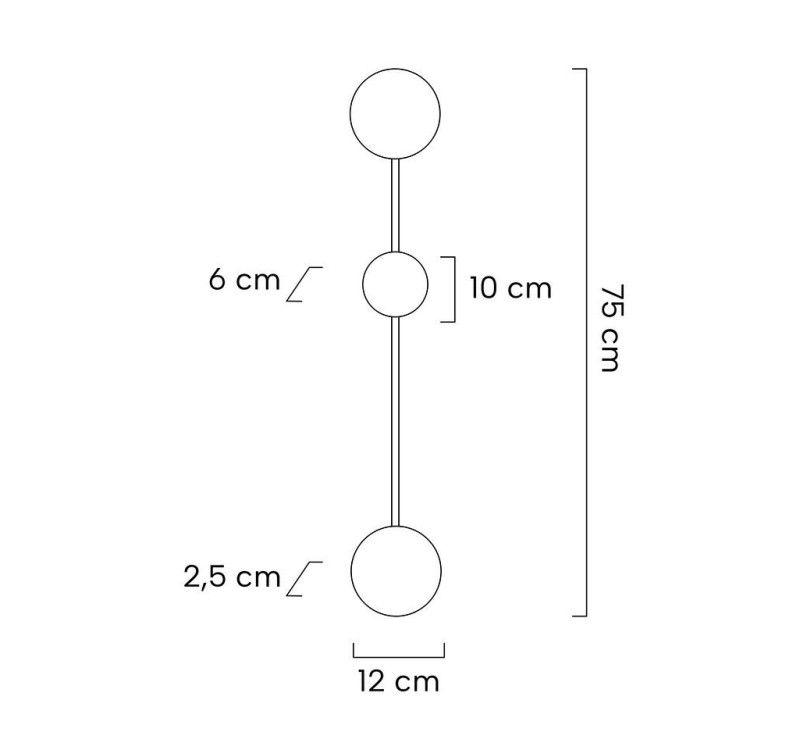MOOSEE lampa ścienna SHADOW 2 CLOSE czarna