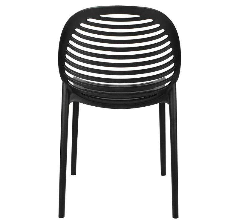 Krzesło SUNNY czarne - polipropylen