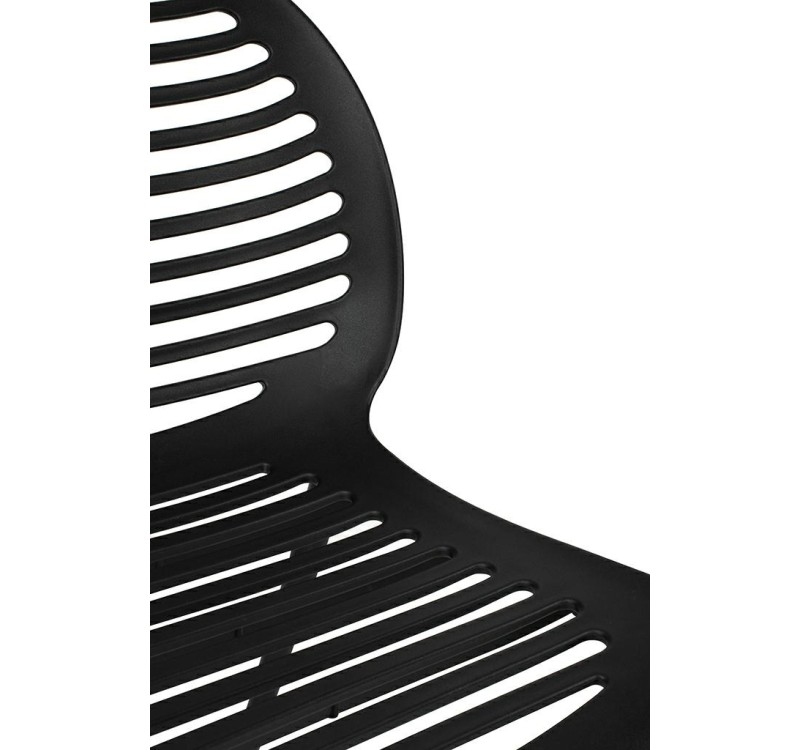 Krzesło SUNNY czarne - polipropylen