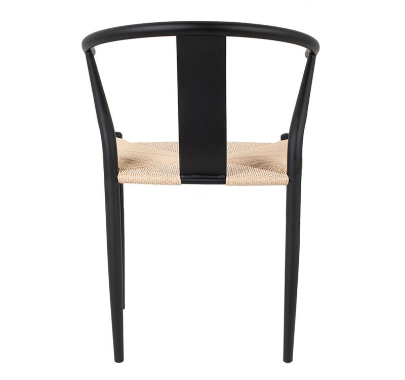 Krzesło WISHBONE METAL naturalne