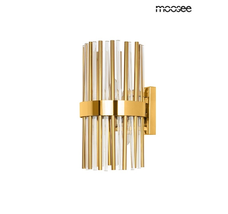 MOOSEE lampa ścienna GARDA złota