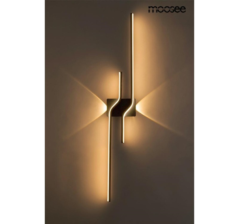 MOOSEE lampa ścienna ROCHE 100 czarna