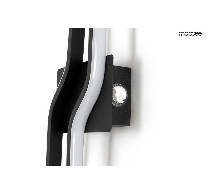 MOOSEE lampa ścienna ROCHE 100 czarna