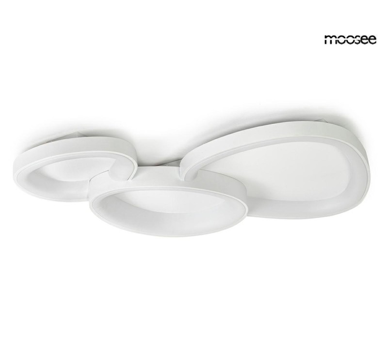 MOOSEE lampa sufitowa / plafon CELLS 3    biała