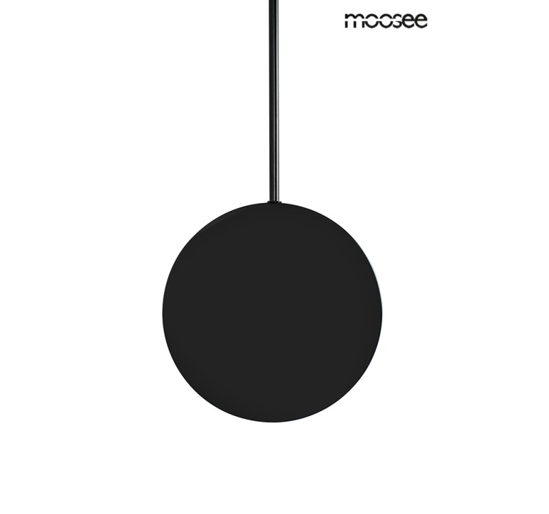 MOOSEE lampa ścienna SHADOW 6 czarna