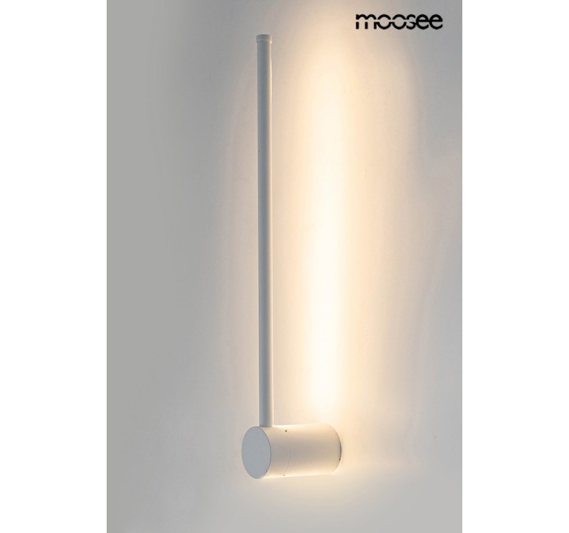 MOOSEE lampa ścienna OMBRE 60 biała