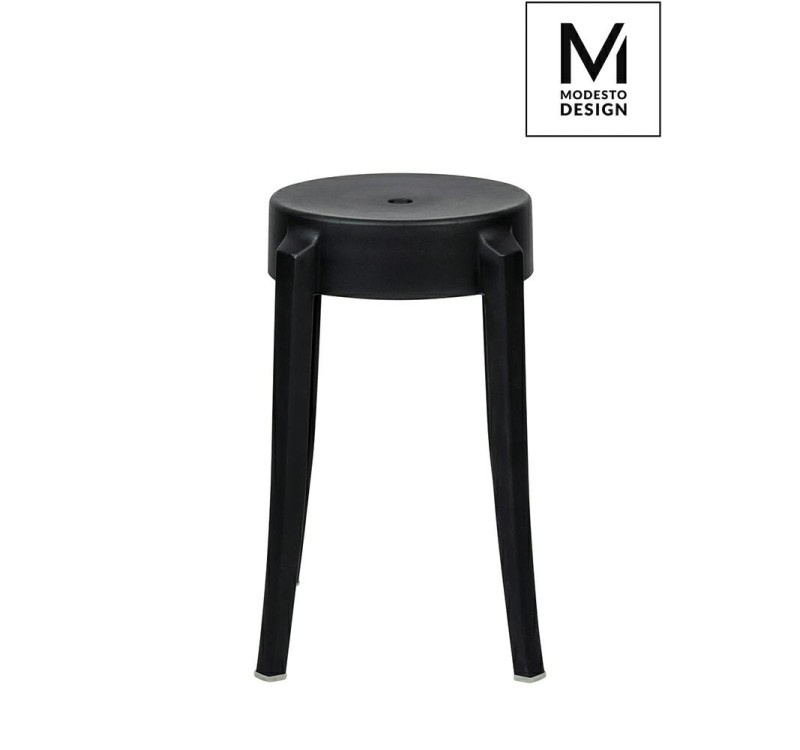 MODESTO stołek CALMAR 46 czarny - polipropylen