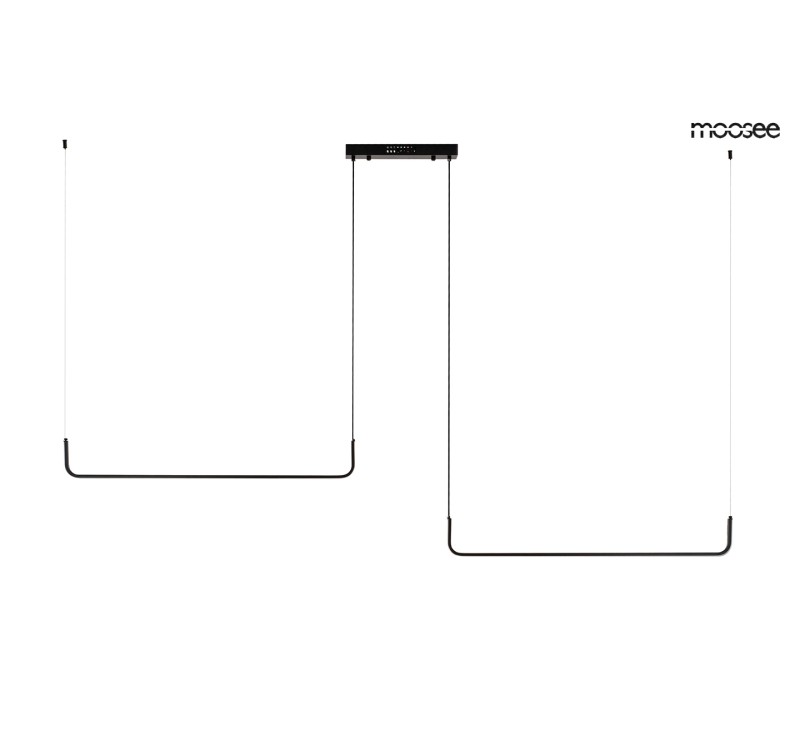 MOOSEE lampa wisząca SHAPE DUO 120 czarna