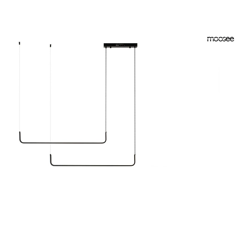 MOOSEE lampa wisząca SHAPE DUO 120 czarna