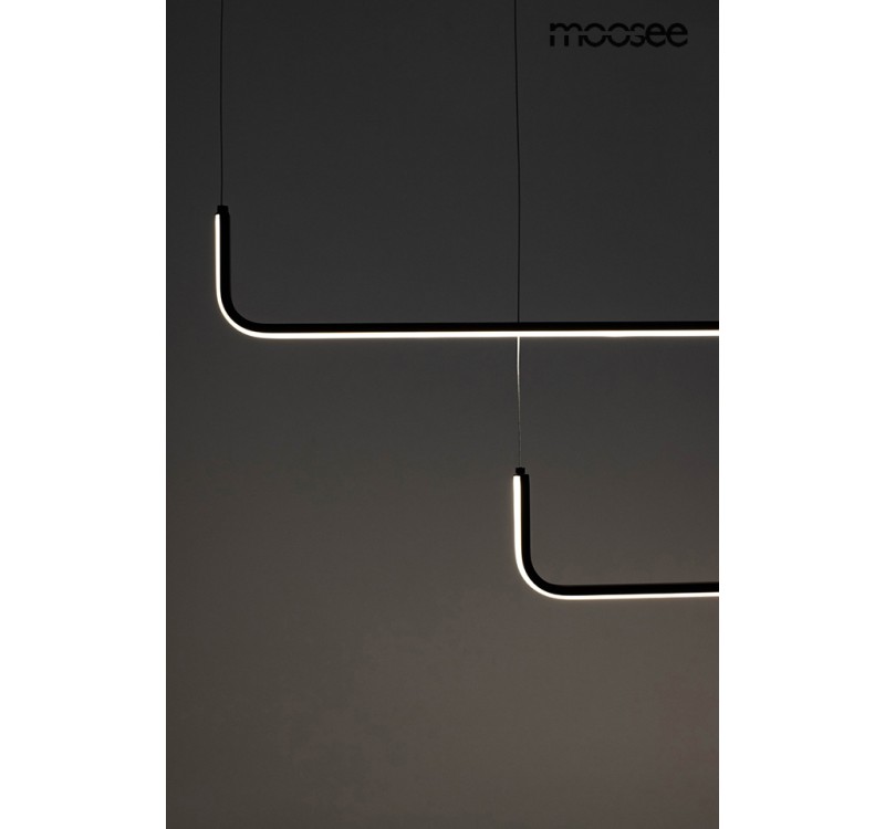 MOOSEE lampa wisząca SHAPE DUO 120 czarna