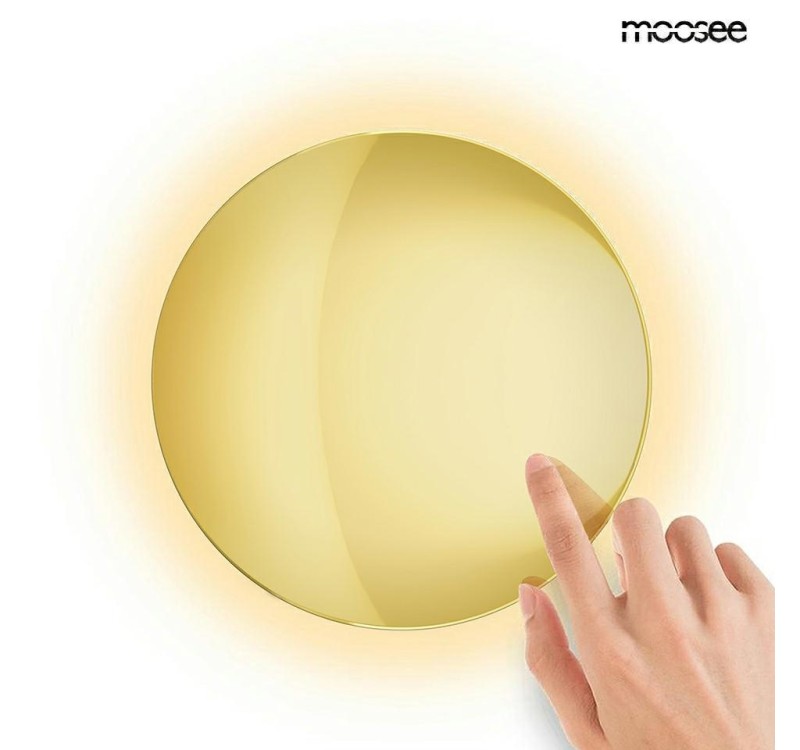 MOOSEE lampa ścienna SHADOW SUN 30 złota