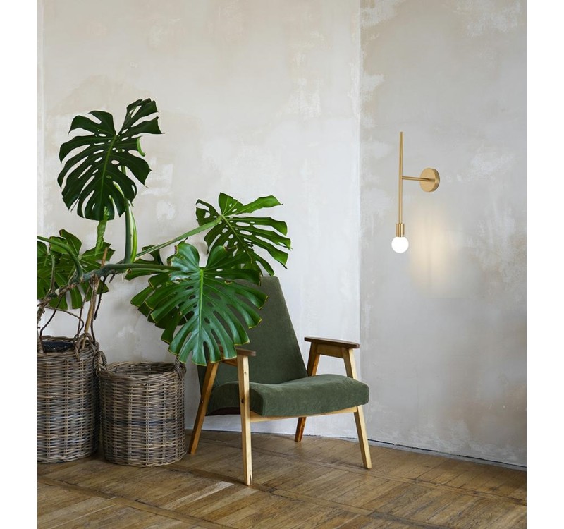 MOOSEE lampa ścienna RIVA złota