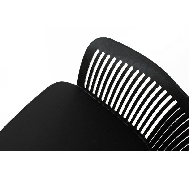 Krzesło TORRE WOOD czarne