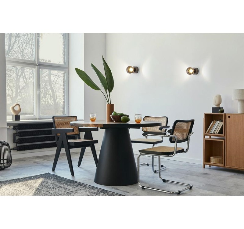 MOOSEE lampa ścienna EOS czarny chrom