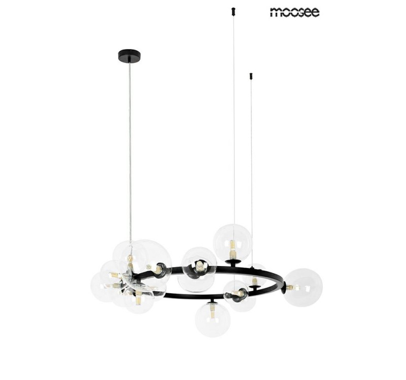 MOOSEE lampa wisząca ALURE 85 czarna