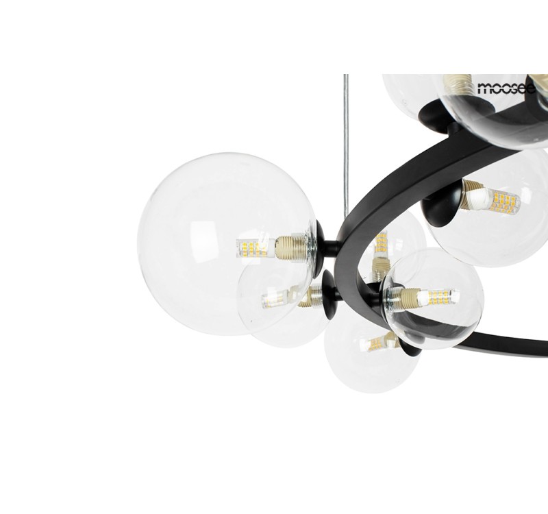 MOOSEE lampa wisząca ALURE 85 czarna