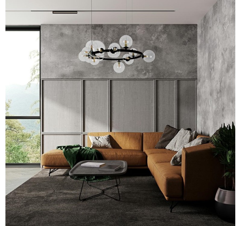 MOOSEE lampa wisząca ALURE 85 czarna