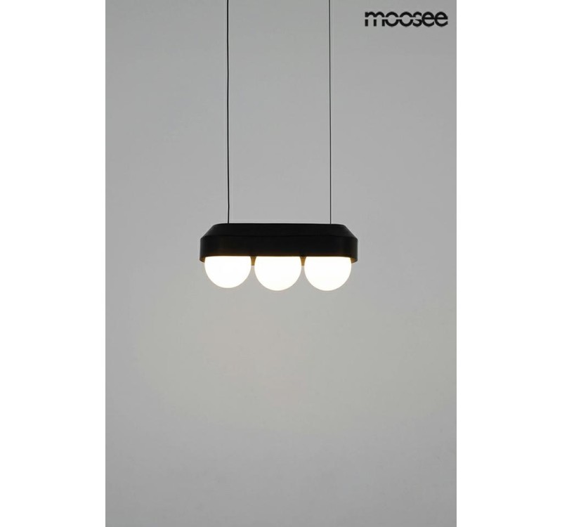 MOOSEE lampa wisząca DROPS 3 czarna