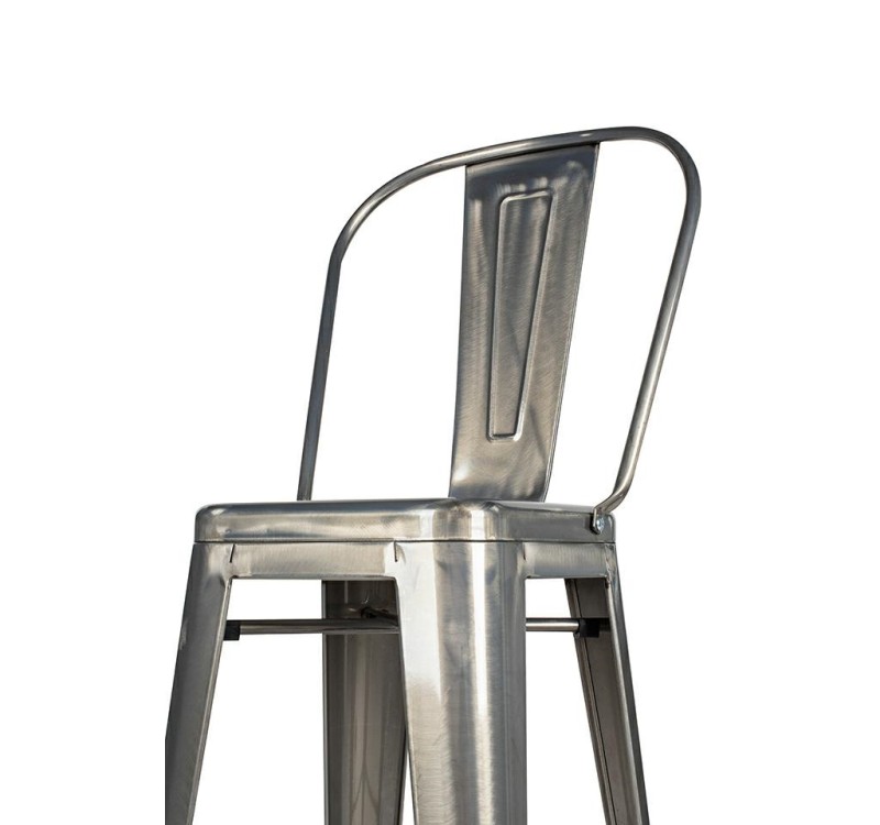 Krzesło barowe TOWER BIG BACK 76  (Paris) metal