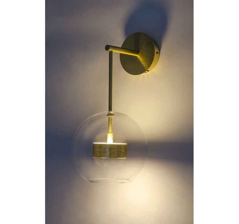 Lampa ścienna CAPRI WALL złota