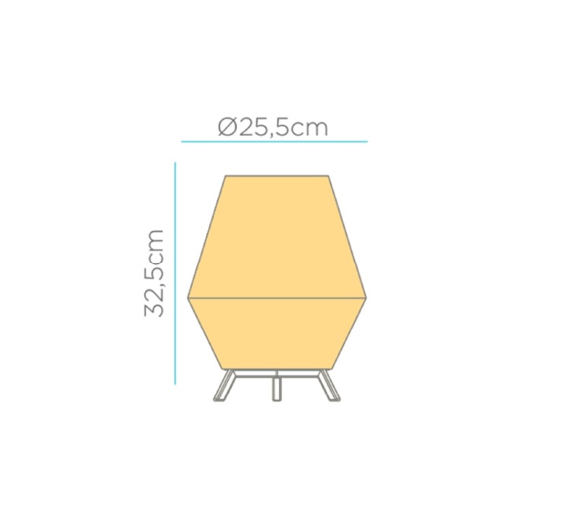 NEW GARDEN lampa stołowa SISINE 30 IN&OUT BATTERY