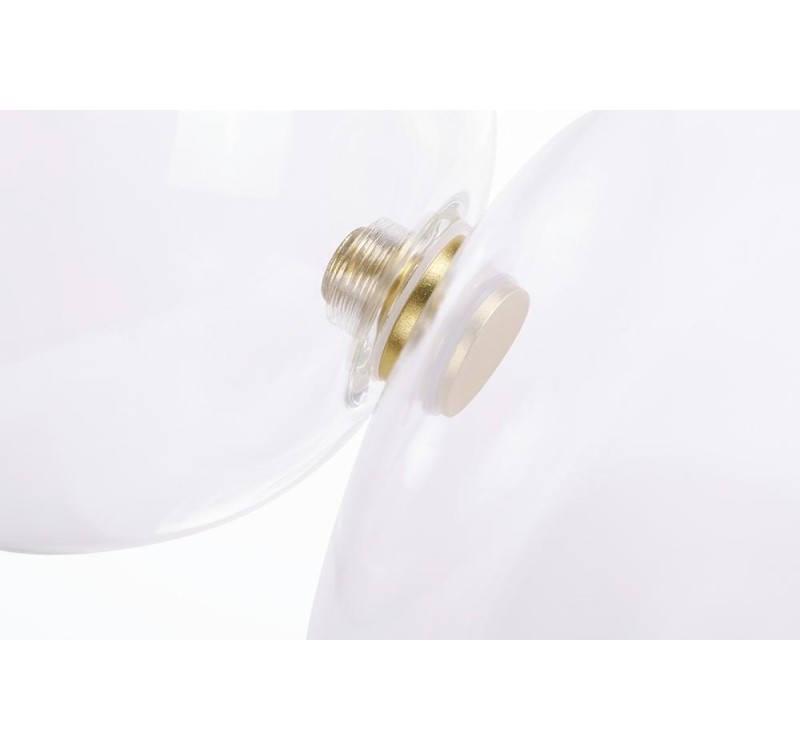 MOOSEE lampa wisząca CAPRI 6 złota - 60   LED, alumiumium, szkło