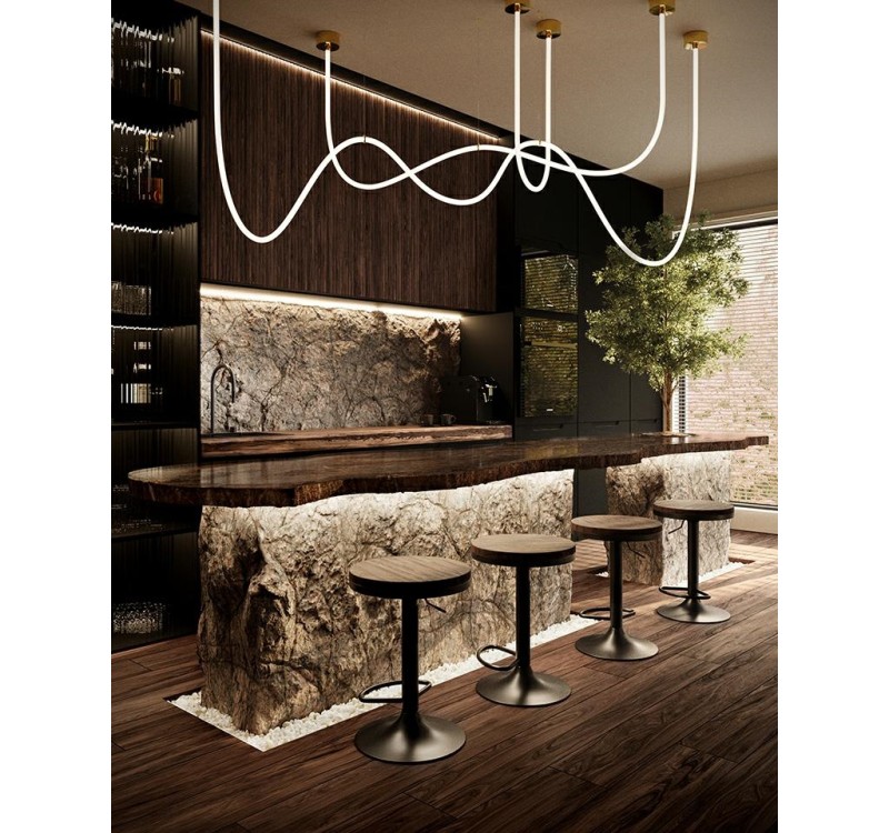 MOOSEE lampa wisząca LASSO 200 Smart      złota