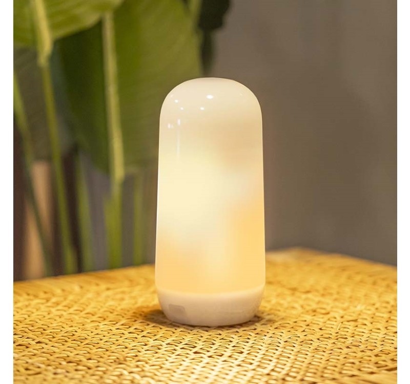 NEW GARDEN lampa stołowa CANDY z efektem płomienia IN&OUT BATTERY