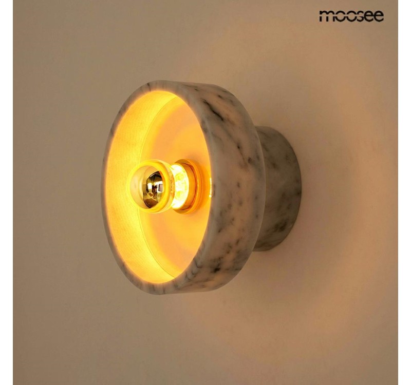 MOOSEE lampa ścienna ARCO biała