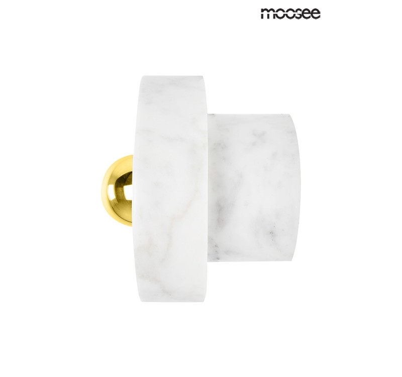 MOOSEE lampa ścienna ARCO biała