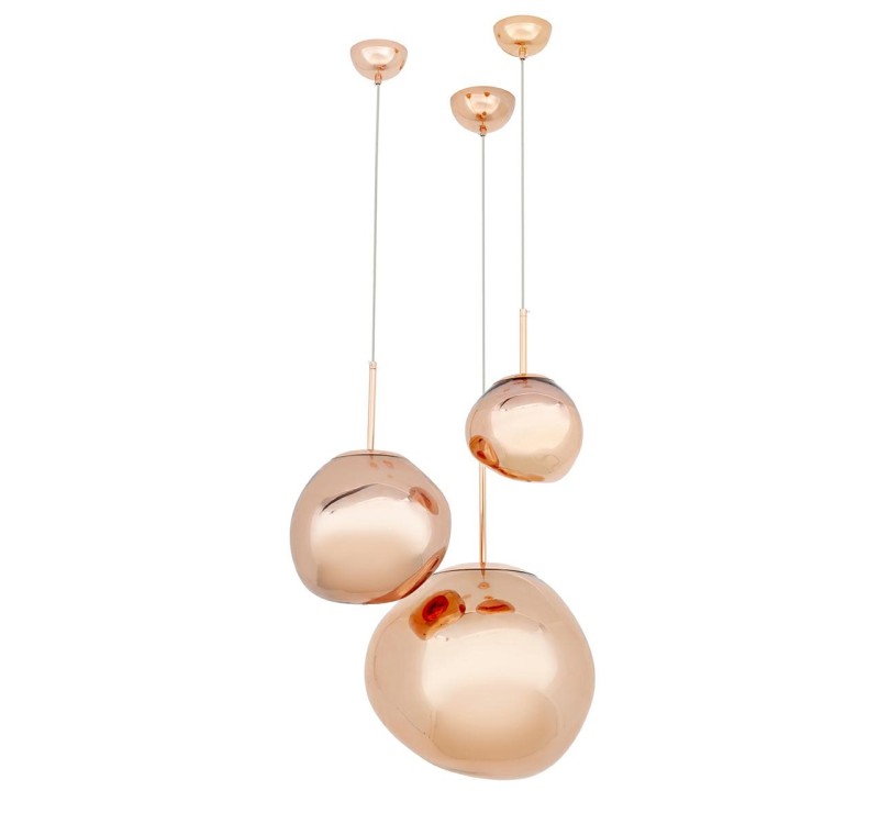 MOOSEE lampa wisząca FUSION 30 miedziana  - akryl