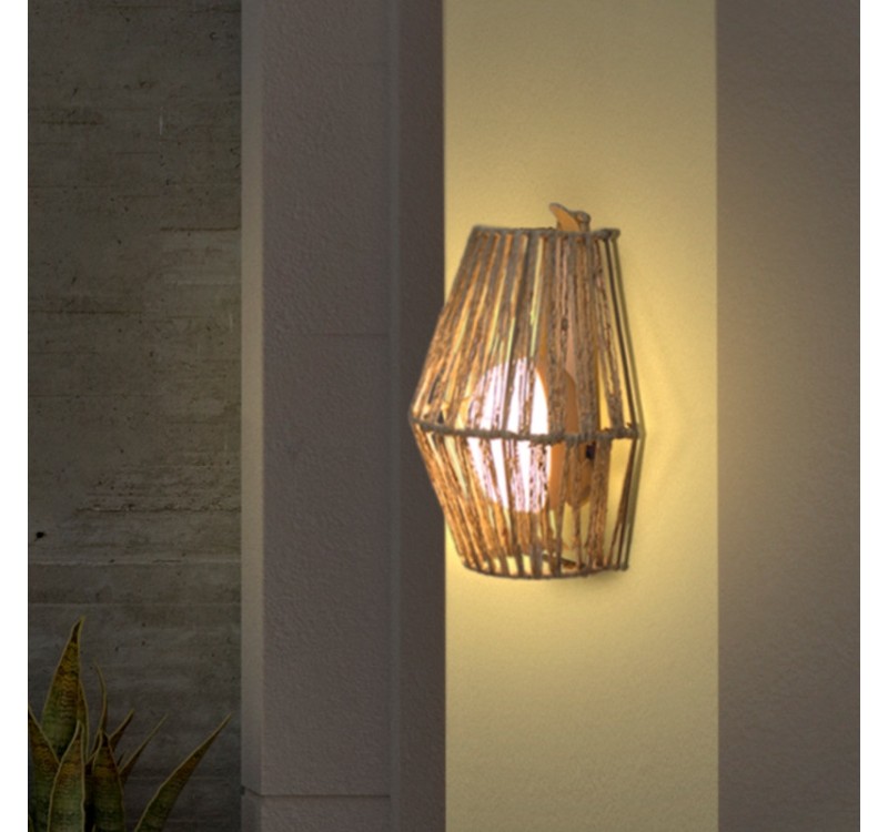 NEW GARDEN lampa ścienna SISINE 25 WALL IN&OUT BATTERY