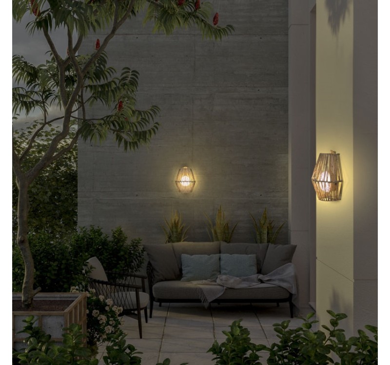 NEW GARDEN lampa ścienna SISINE 25 WALL IN&OUT BATTERY