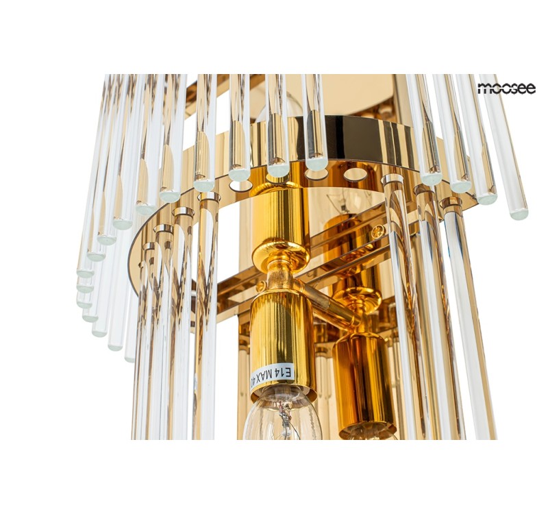 MOOSEE lampa ścienna ESTRO złota