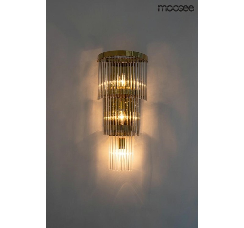 MOOSEE lampa ścienna ESTRO złota
