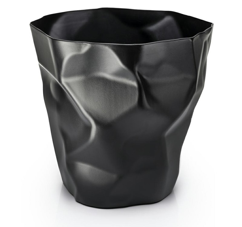 Kosz na śmieci PLAST czarny