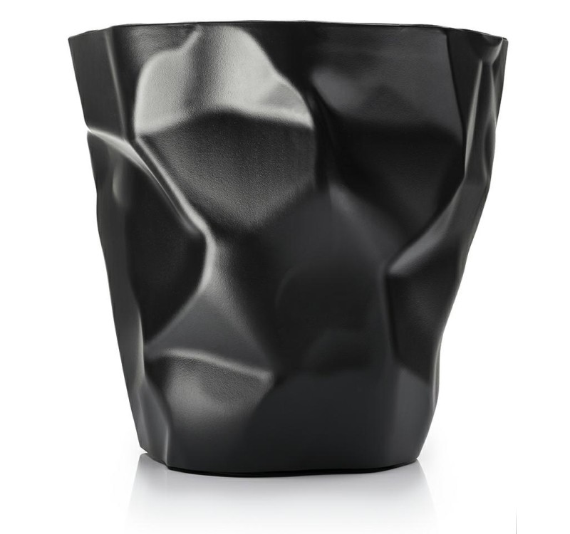 Kosz na śmieci PLAST czarny