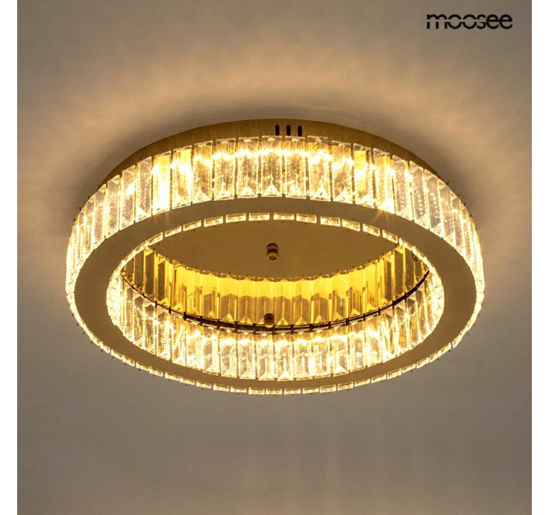 MOOSEE lampa sufitowa / plafon BORRA  złota