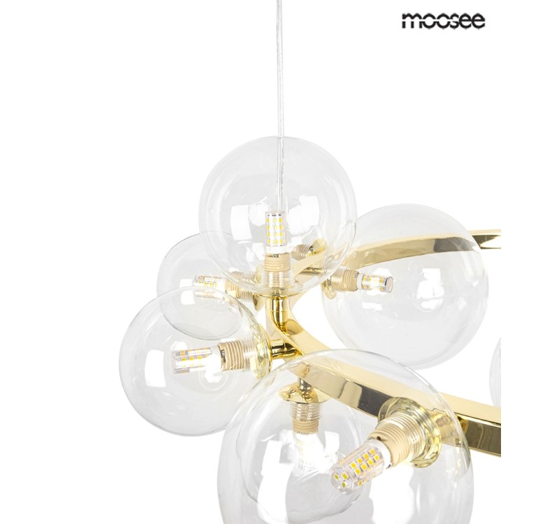 MOOSEE lampa wisząca ALURE 85 złota