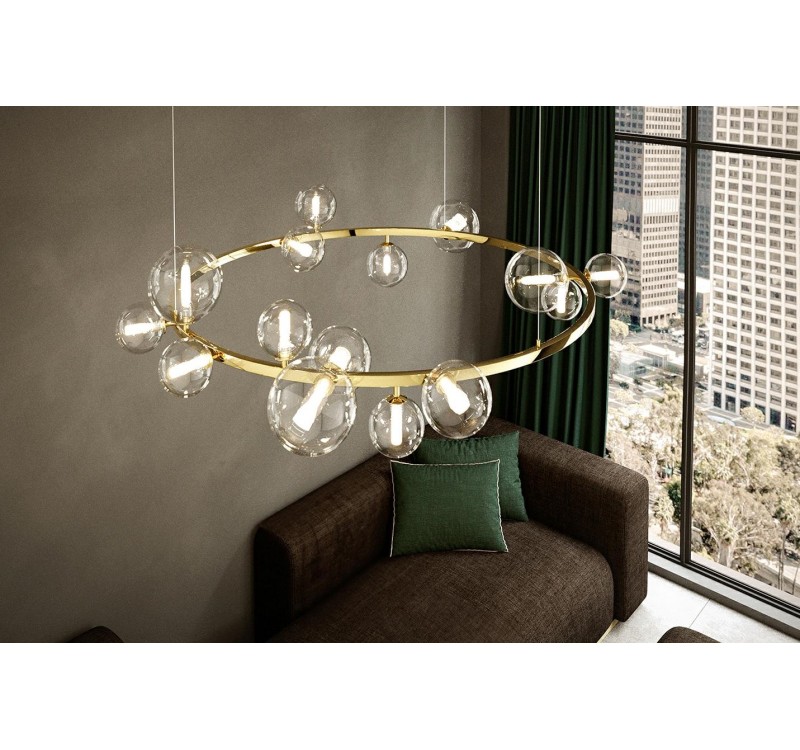 MOOSEE lampa wisząca ALURE 85 złota