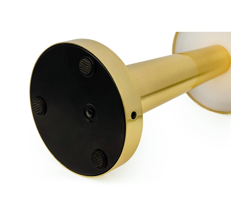 Lampa biurkowa LEE złota - wbudowana bateria, LED