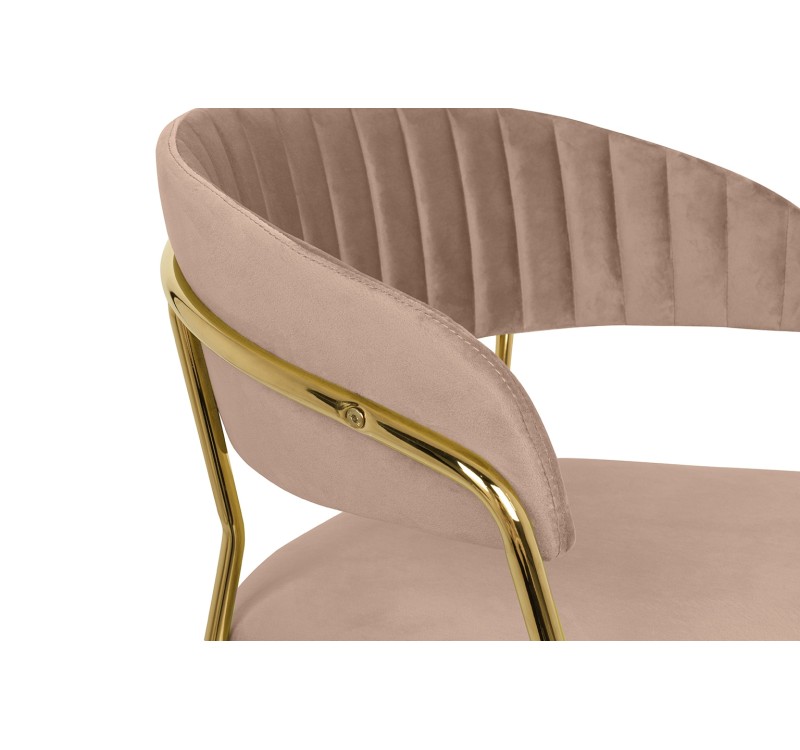 Krzesło barowe MARGO 65 khaki / beżowe