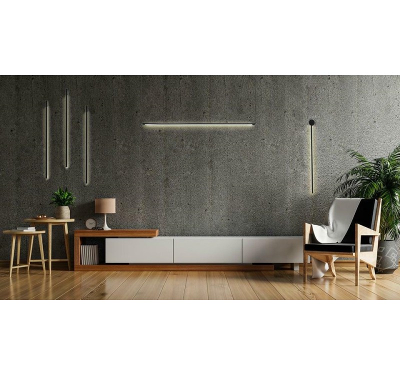 MOOSEE lampa ścienna OMBRE 80 czarna