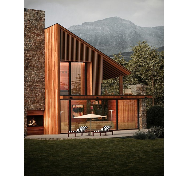 Materac ogrodowy AZURE z poduszką biało-czarny