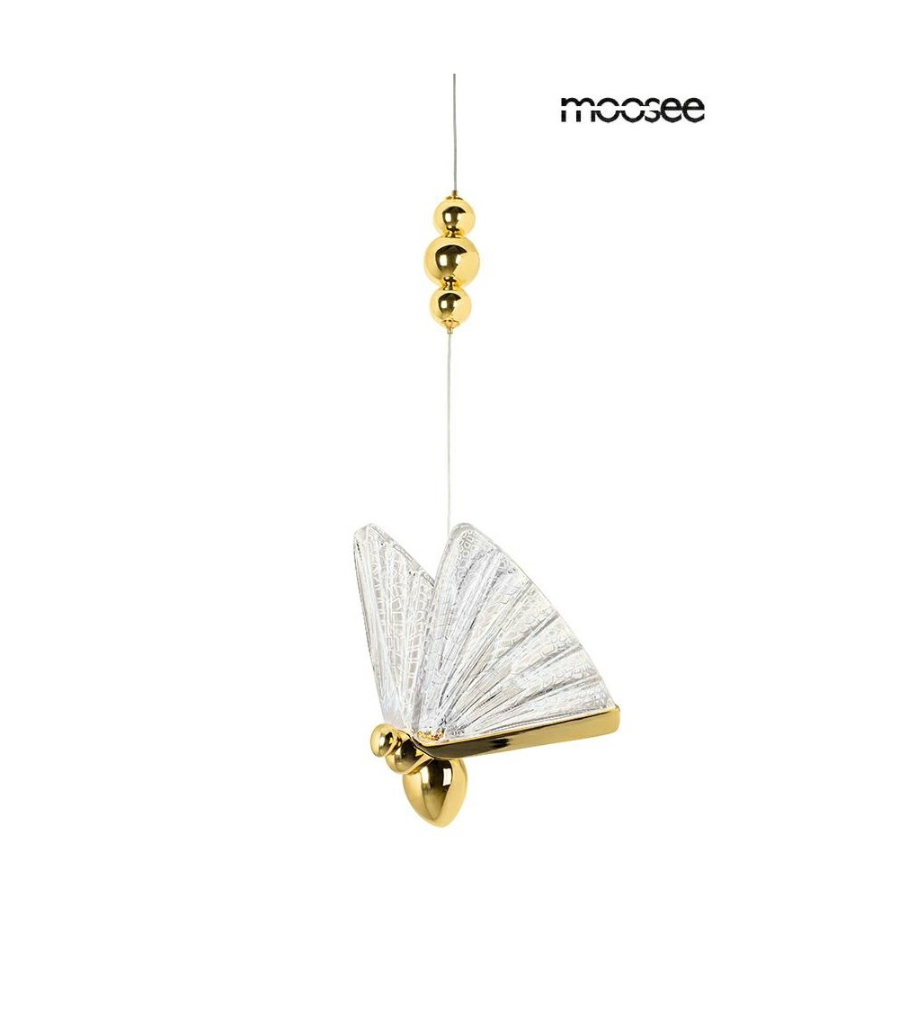 MOOSEE lampa wisząca BUTTERFLY M złota