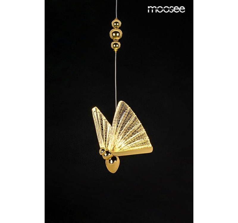 MOOSEE lampa wisząca BUTTERFLY M złota
