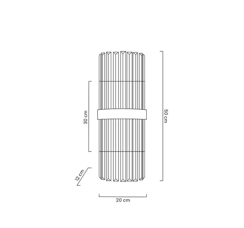 MOOSEE lampa ścienna MILAGRO chrom