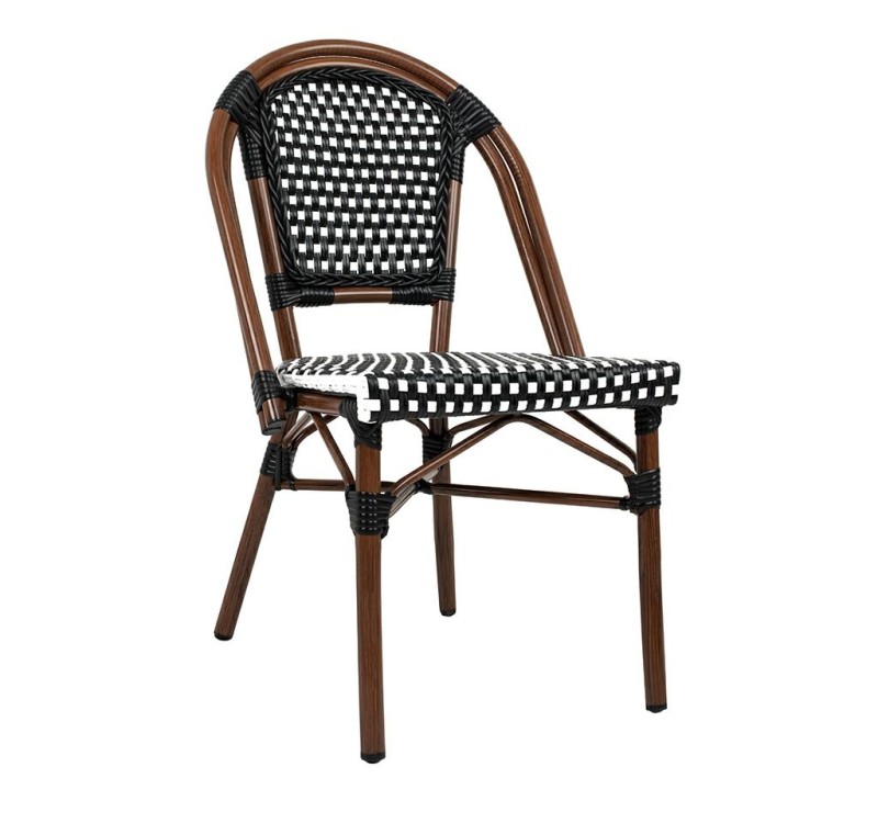 Krzesło ogrodowe CAFE PARIS brązowe       rattan