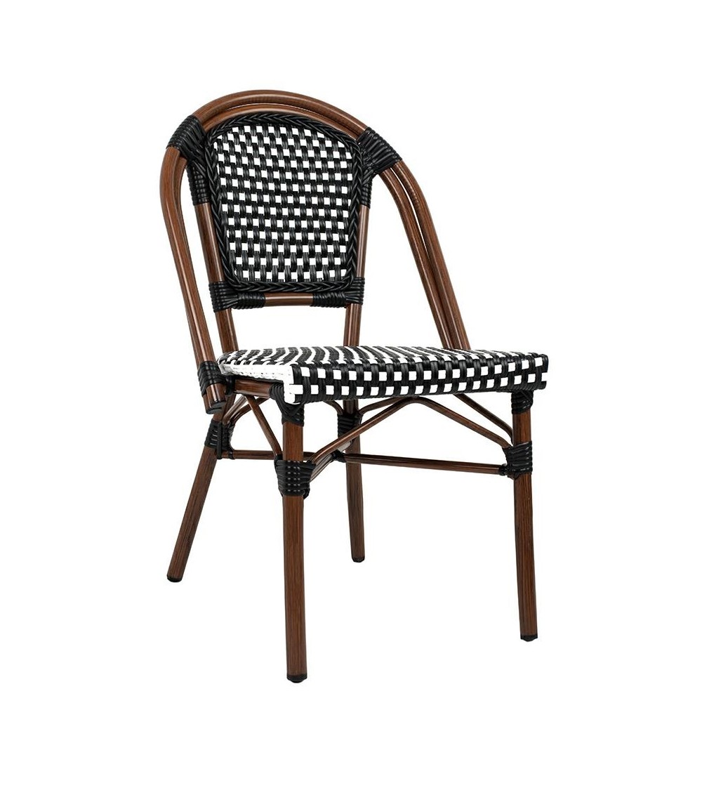 Krzesło ogrodowe CAFE PARIS brązowe       rattan